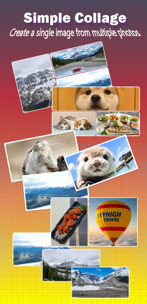 Simple Collage Layout screenshot 1